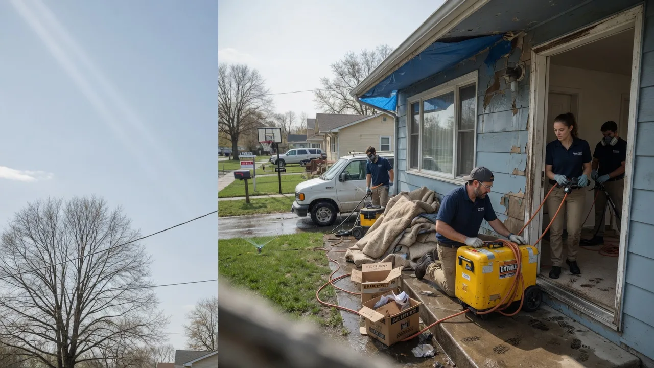 Basement Flood Cleanup in Burket, IN near me